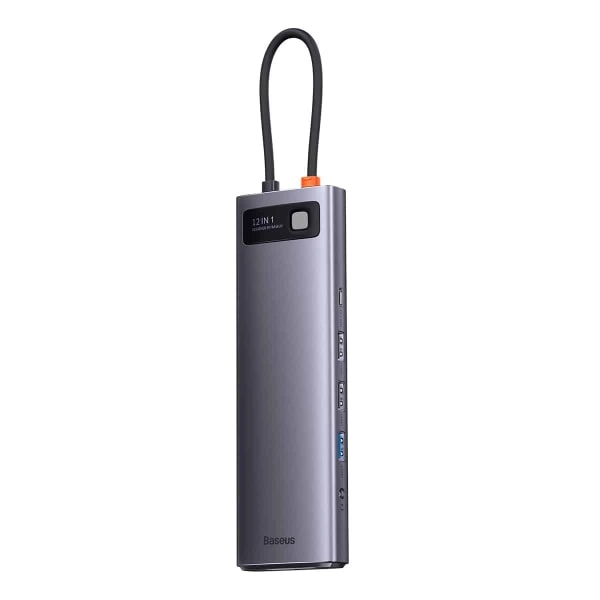 Док-станция Baseus Metal Gleam Series 12-in-1 Multifunctional Type-C Hub Docking Station WKWG020213