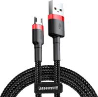 Кабель Baseus cafule Cable USB for Micro, 1.5A, 2м, красный + черный