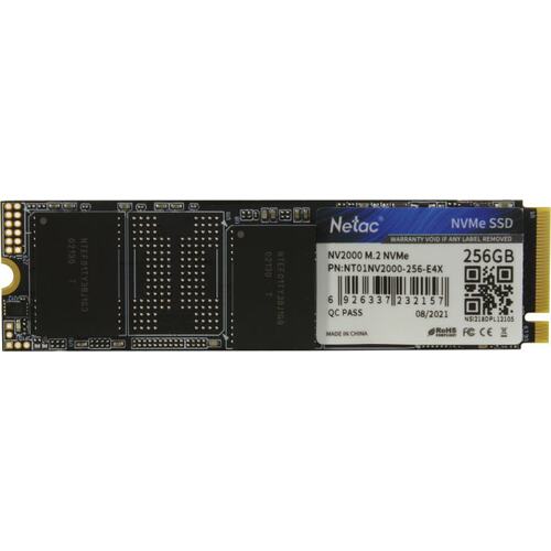 Внутренний SSD M.2 PCIe 3 x4 - 256GB 2280 Netac NV2000 NVMe