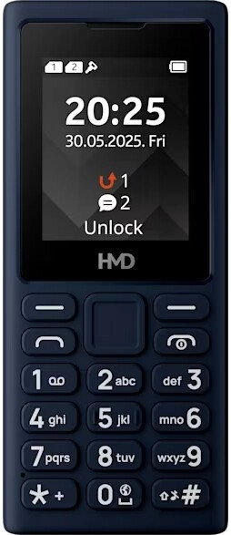 Кнопочный телефон HMD 102 4G (2025) Dual SIM TA-1738 (темно-синий)