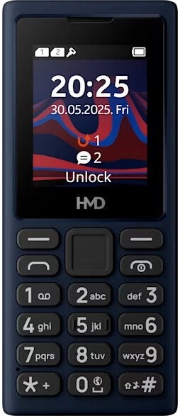 Кнопочный телефон HMD 101 4G (2025) Dual SIM TA-1735 (темно-синий)