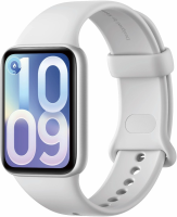 Фитнес-браслет Xiaomi Smart Band 10 Pro M2552B1 (серебристый, со светло-серым силиконовым ремешком, международная версия)