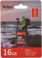 Карта памяти Netac 16GB P600 SDHC NT02P600STN-016G-R