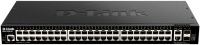 Управляемый коммутатор 3-го уровня D-Link DGS-1520-52MP/A1A