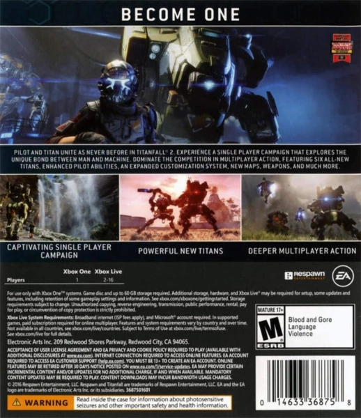 Titanfall 2 для Xbox One (русская версия)