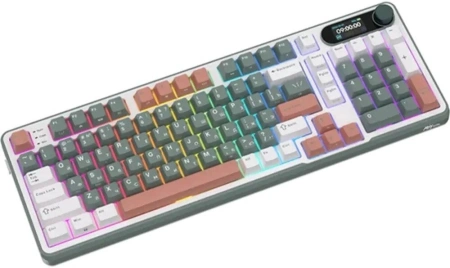 Клавиатура Royal Kludge RK-S98 RGB Clay Green (RK Pale Green)