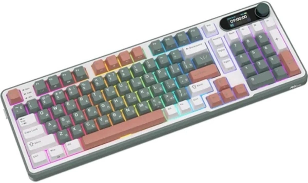 Клавиатура Royal Kludge RK-S98 RGB Clay Green (RK Pale Green)