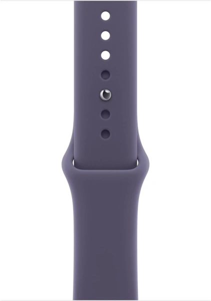Умные часы Apple Watch Series 11 46 мм (алюминиевый корпус, серебристый/фиолетовый туман, спортивный силиконовый ремешок S/M)