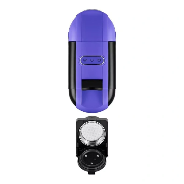 Кофеварка 3-в-1 Kitfort KT-7105-1 (черно-фиолетовая)