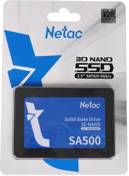 Внутренний SSD-накопитель Netac SA500 128GB NT01SA500-128-S3X