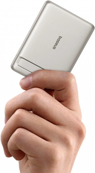 Внешний аккумулятор Baseus PicoGo AM31 Mini Magnetic Power Bank with Stand 20W 5000mAh (титановый)