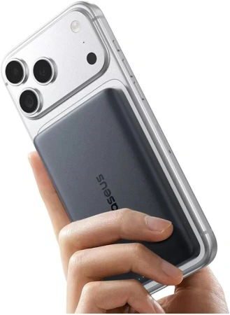Внешний аккумулятор Baseus PicoGo AM52 Slim Qi2.2 Magnetic Power Bank 45W 10000mAh (черный)