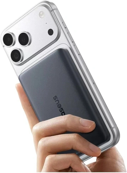 Внешний аккумулятор Baseus PicoGo AM52 Slim Qi2.2 Magnetic Power Bank 45W 10000mAh (черный)