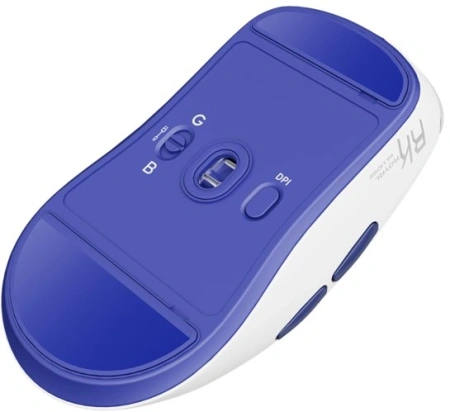 Игровая мышь Royal Kludge M30 (белый/синий)