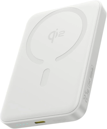Внешний аккумулятор Baseus EnerFill FM12 Qi2 Magnetic Power Bank 22.5W 10000mAh (белый)