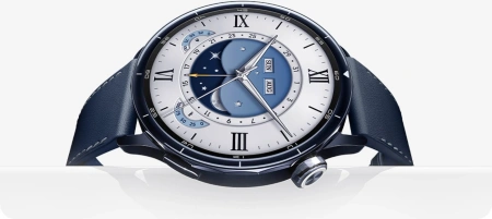 Умные часы Xiaomi Watch S5 46 мм (керамический синий, международная версия)