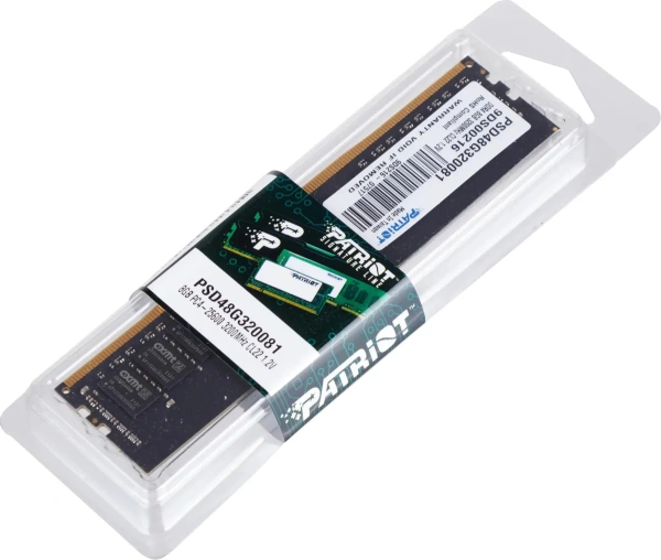 Оперативная память Patriot Signature Line 8GB DDR4 PC4-25600 PSD48G320081