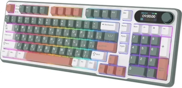 Клавиатура Royal Kludge RK-S98 RGB Clay Green (RK Pale Green)