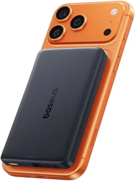 Внешний аккумулятор Baseus PicoGo AM52 Slim Qi2.2 Magnetic Power Bank 45W 10000mAh (черный)