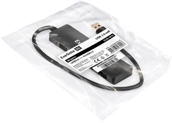 USB-хаб ExeGate DUB-4P/3 EX296928RUS