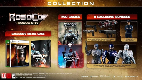 RoboCop: Rogue City Collection для PS5 (русские субтитры)