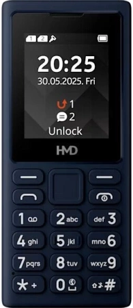 Кнопочный телефон HMD 102 4G (2025) Dual SIM TA-1738 (темно-синий)