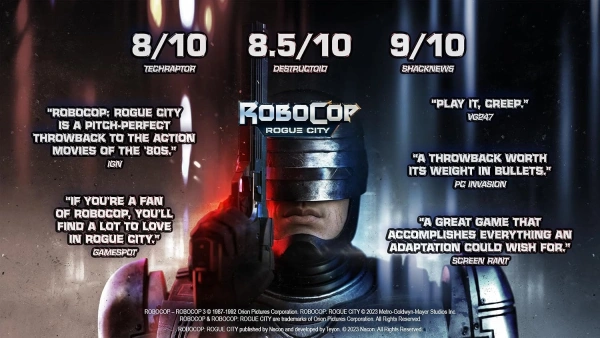 RoboCop: Rogue City для PS5 (русские субтитры)