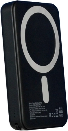 Внешний аккумулятор Roome MagCity W60 10000mAh Magnetic Wireless (черный)