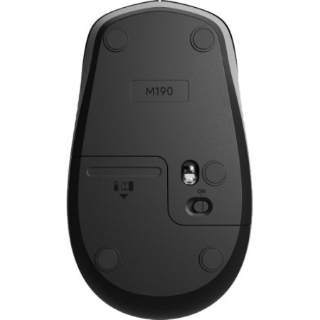Мышь LOGITECH M190 (черный/серый)