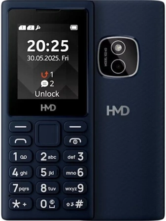 Кнопочный телефон HMD 102 4G (2025) Dual SIM TA-1738 (темно-синий)