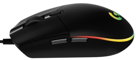 Игровая мышь Logitech G102 Lightsync (оптическая, 8000 dpi, 6 кнопок, черная)