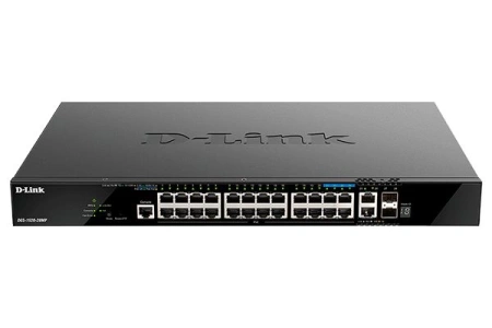 Управляемый коммутатор 3-го уровня D-Link DGS-1520-28MP/A1A