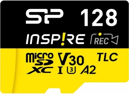 Карта памяти Silicon-Power Inspire microSDXC SP128GBSTXLA2V1N 128GB