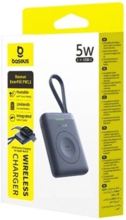 Внешний аккумулятор Baseus EnerFill FW11 5W 1640mAh (черный)