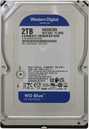 Жесткий диск WD Blue 2TB WD20EZBX