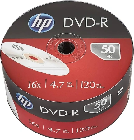 Набор дисков DVD-R HP 4.7Gb 16x 69303 (50 шт)