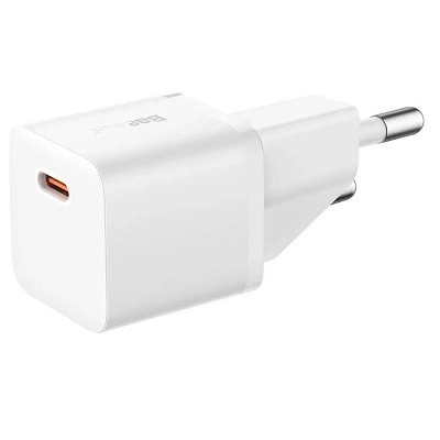 Сетевое зарядное Baseus GaN5 Fast Charger Mini 1C 20W CCGN050102 (белый)