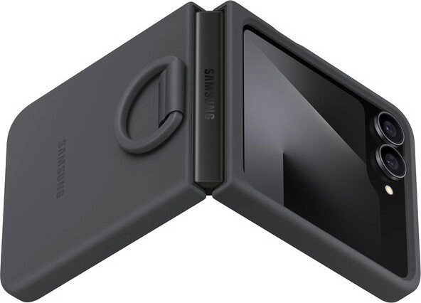 Чехол Samsung Silicone Case Flip 6 EF-PF741TBEGRU (черный)