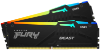 Оперативная память Kingston FURY Beast RGB 2x16ГБ DDR5 6000МГц KF560C40BBAK2-32