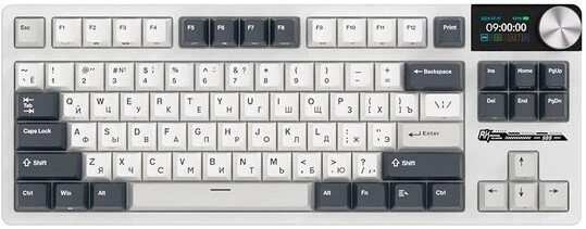 Клавиатура Royal Kludge S85 White Night (RK Cloud)
