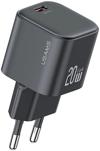Сетевое зарядное Usams CC260 20W GaN (черный)