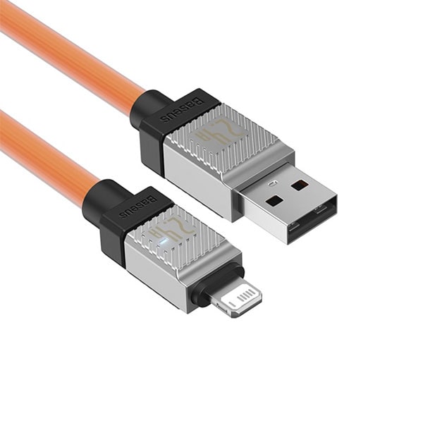 Кабель USB Type-A - Lightning Baseus CoolPlay Fast Charging CAKW000407 (USB 2.0, 1м, оранжевый)