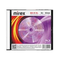 BD-R диск Mirex 50Gb 6х Dual Layer (1 шт., Slim case, двухслойный)