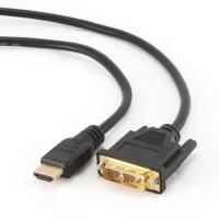 Кабель HDMI - DVI Cablexpert CC-HDMI-DVI-6 (1.8м, черный)