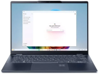 Ноутбук Acer Swift 14 AI OLED/ SF14-51-51ZL/ U5-226V/ 14 CineCrystal WQ2.8K OLED 16:10/ Arc 130V/ 16GB/ 512GB/ Win11H/ ENG/ Steam Blue