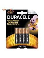 Батарейка DURACELL LR03/MN2400 AAA 4 шт.