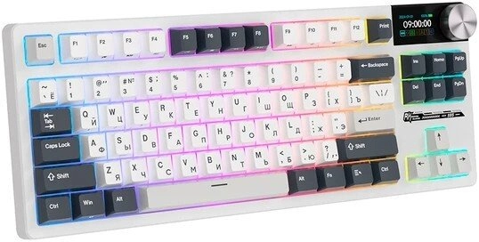 Клавиатура Royal Kludge S85 White Night (RK Cloud)