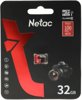 Карта памяти Netac 32GB P500 Extreme Pro MicroSDHC NT02P500PRO-032G-S