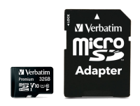 Карта памяти Verbatim Premium MicroSDHC 32Gb 44083 (с адаптером)