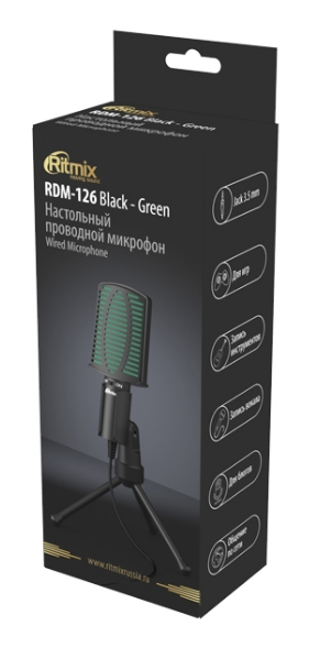 Проводной микрофон Ritmix RDM-126